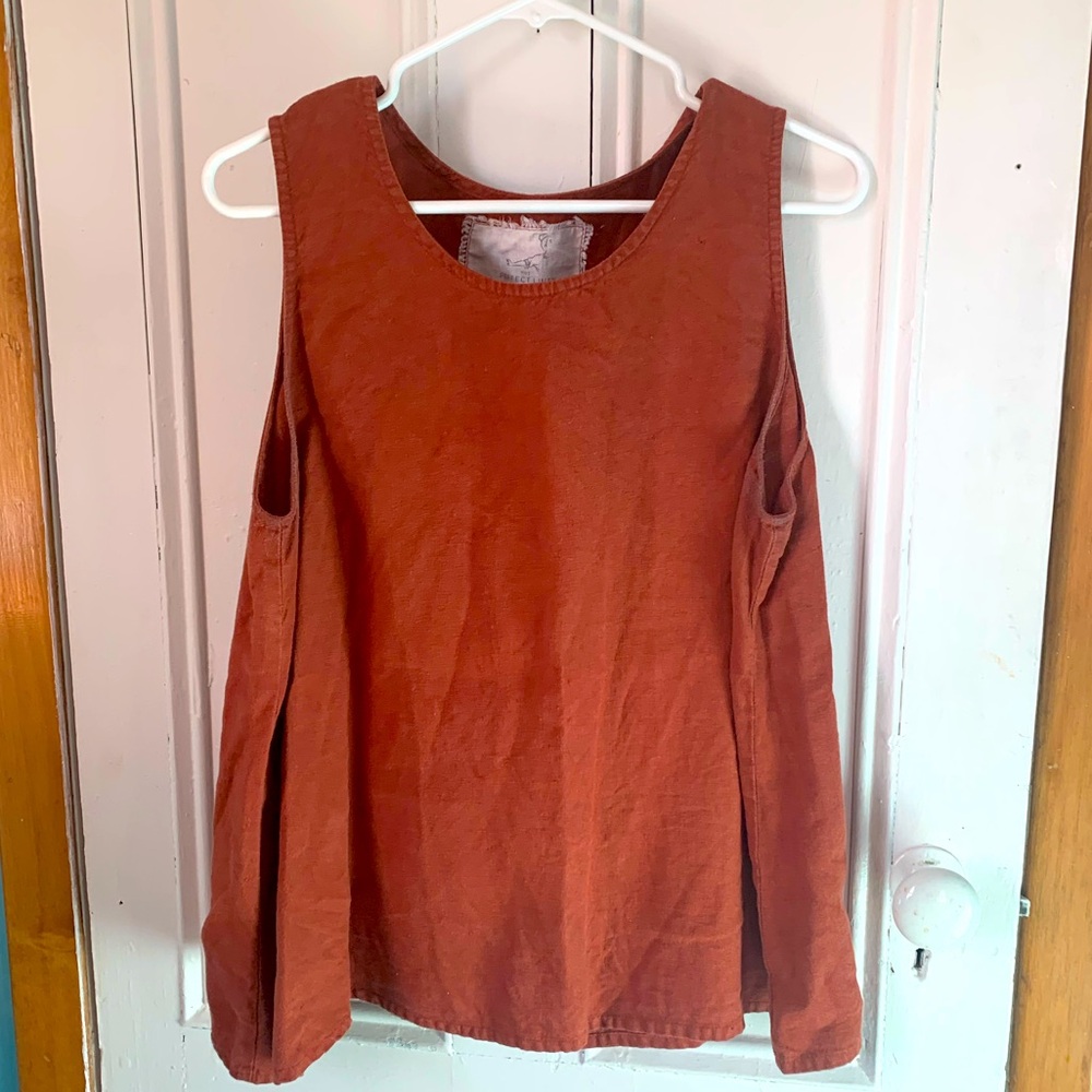Not Perfect Linen Vienna Tank